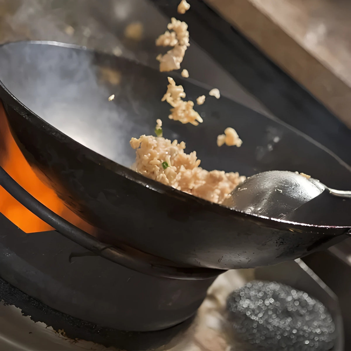 WOK CHINO 36x10 CM ACERO AL CARBON