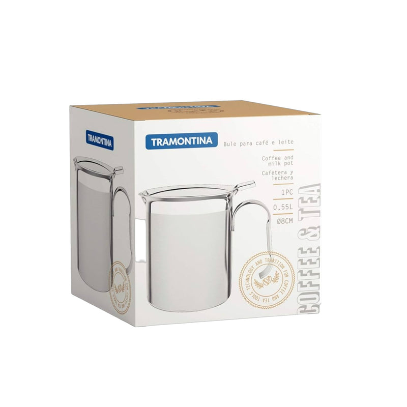 CAFETERA Y LECHERA  550 ML AC INOX