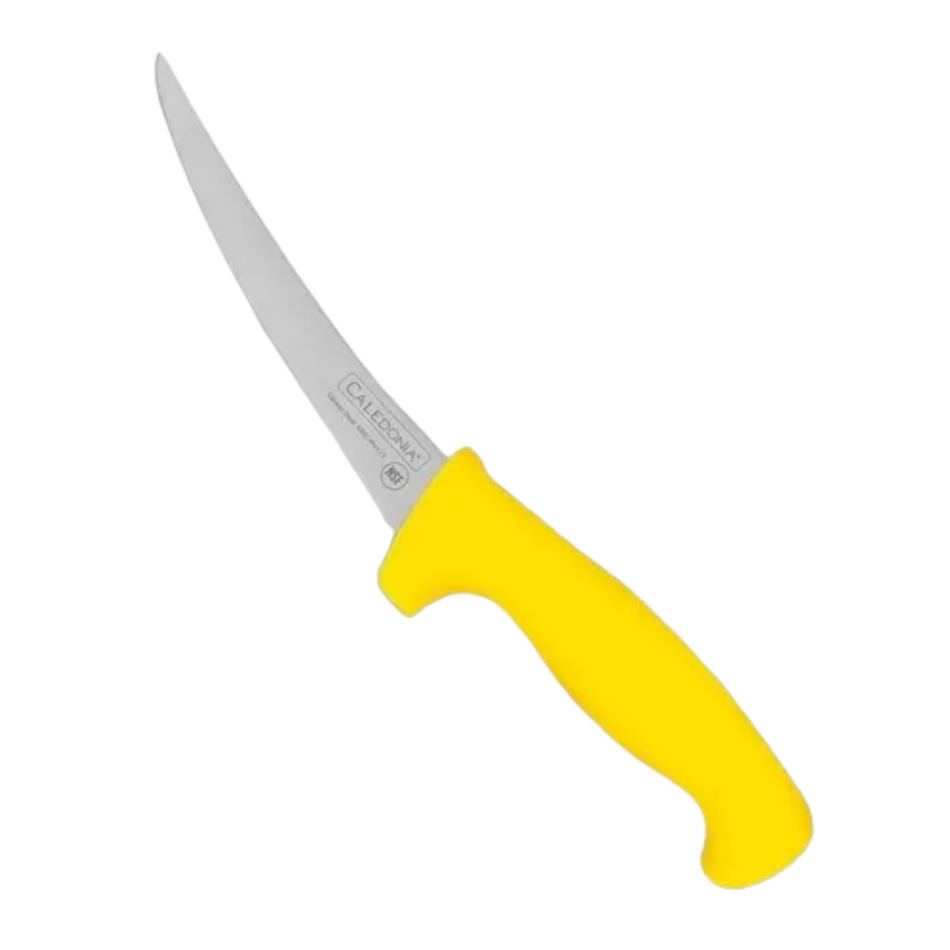CUCHILLO CURVO 06" DESHUESADOR AMARILLO