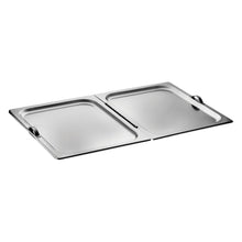 Cargar imagen en el visor de la galería, TAPA PLANA BISAGRA 1/1 AC INOX
