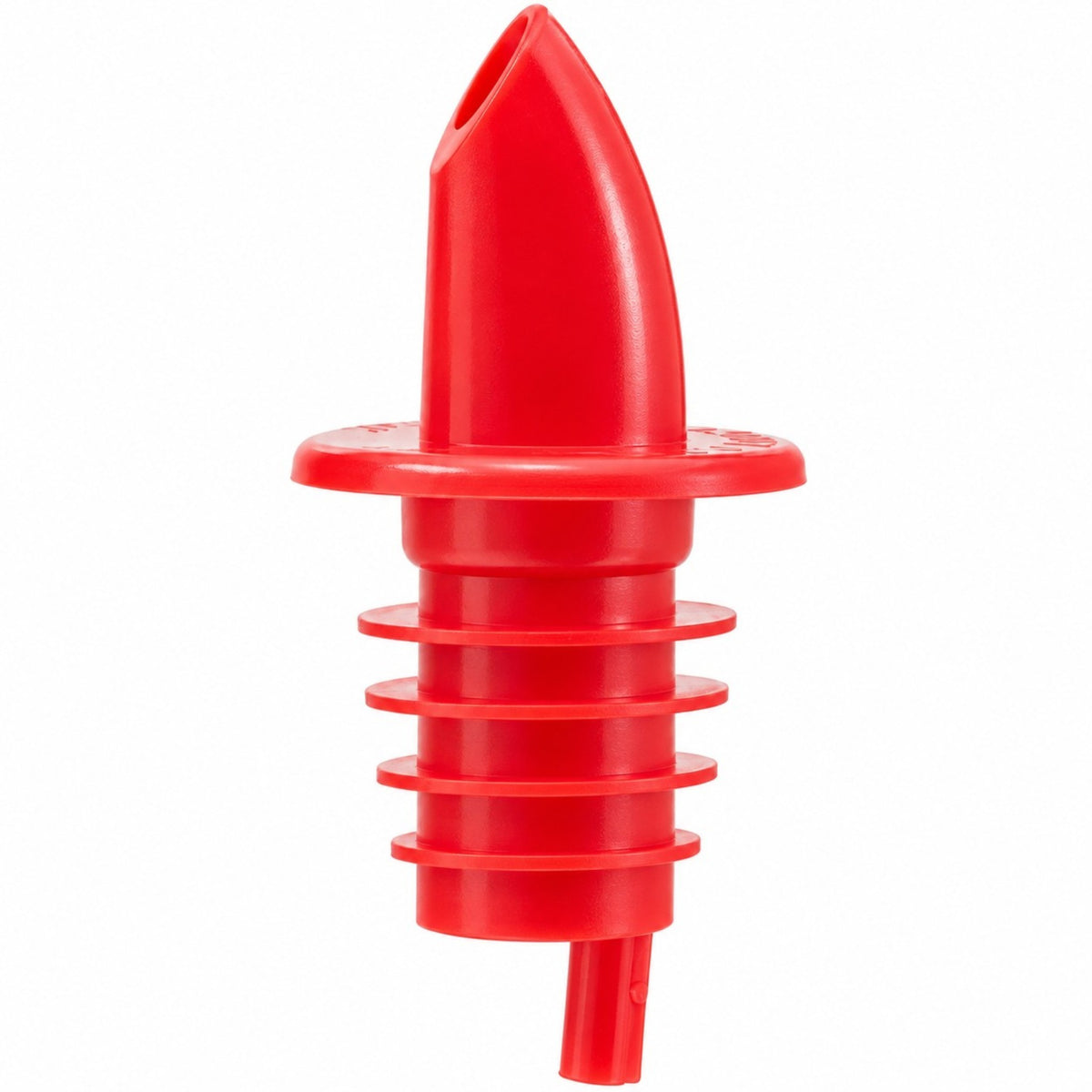 Dosificador de flujo rojo Thunder Group de plástico para el vertido continuo de licor.