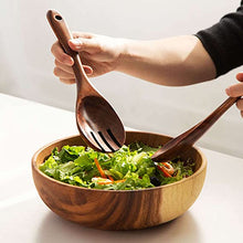 Cargar imagen en el visor de la galería, JUEGO DE ENSALADERA ACACIA 3 PZ
