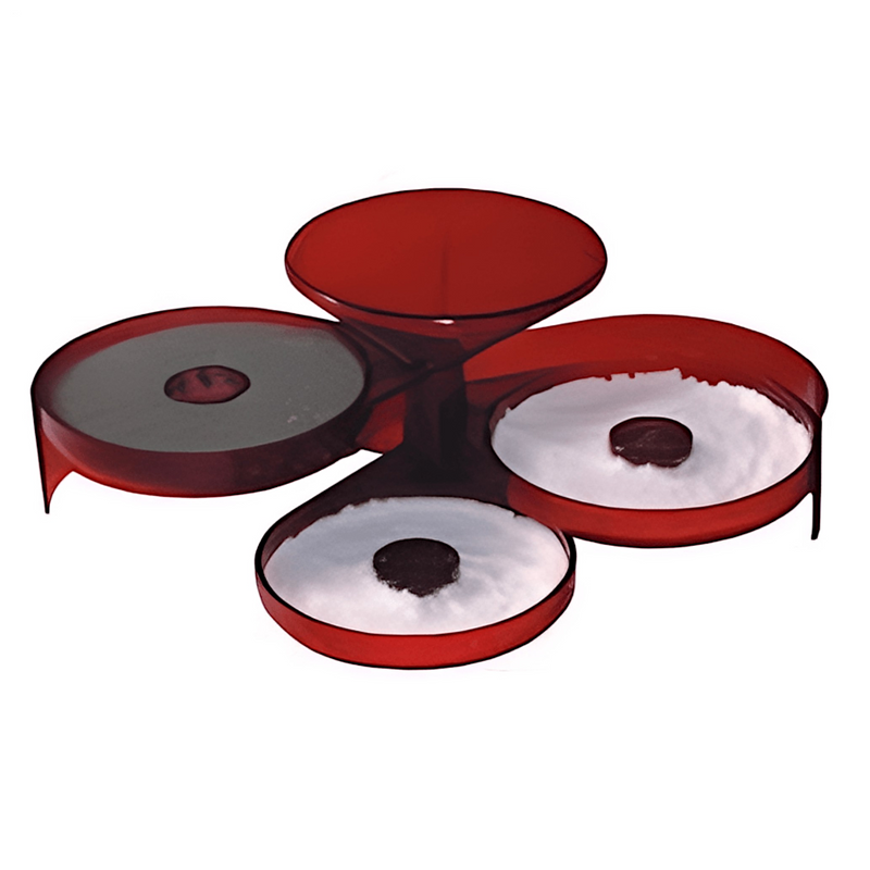 ESCARCHADOR DE VASOS 3 COMP ROJO