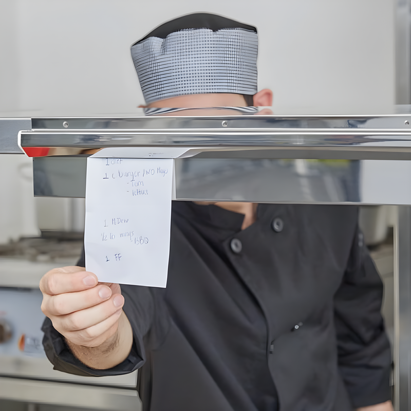 RIEL PORTA COMANDAS 30" AC INOX