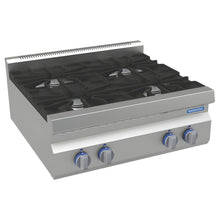 Cargar imagen en el visor de la galería, PARRILLA INDUSTRIAL 4 QUEMADORES INOX
