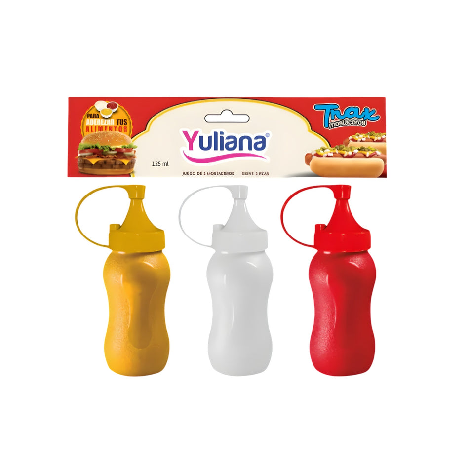 SET 3 MOSTACEROS 125 ML