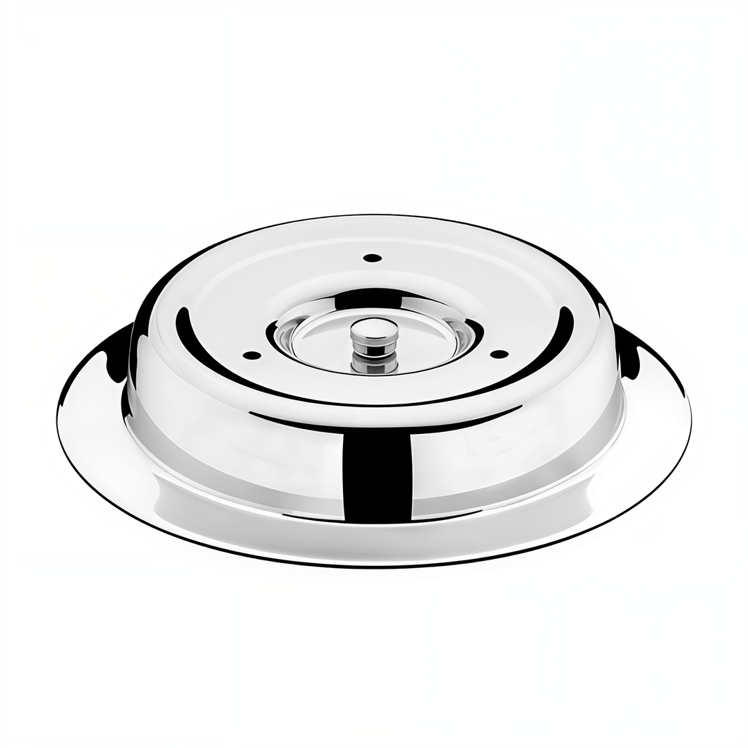 CAMPANA CUBRE PLATO 28 CM AC INOX