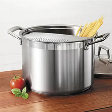 Cargar imagen en el visor de la galería, OLLA P/PASTA C/TAPA 5.7 LT GOURMET
