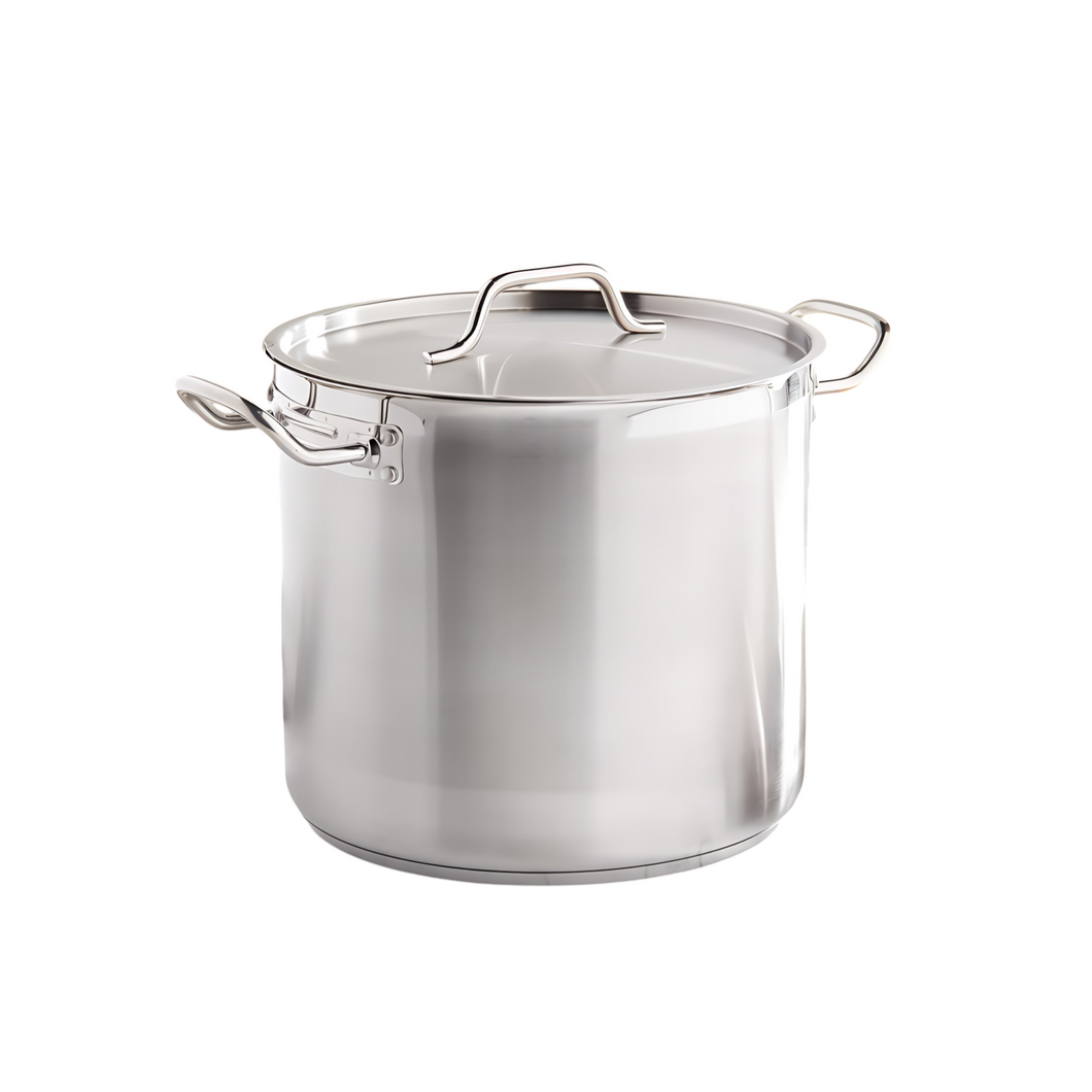OLLA FONDO 60 QT C/TAPA AC INOX 18/8