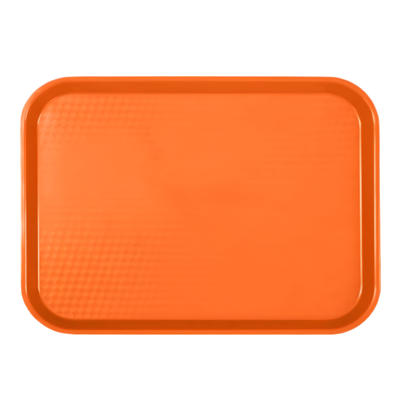 CHAROLA FAST FOOD 14x18" NARANJA