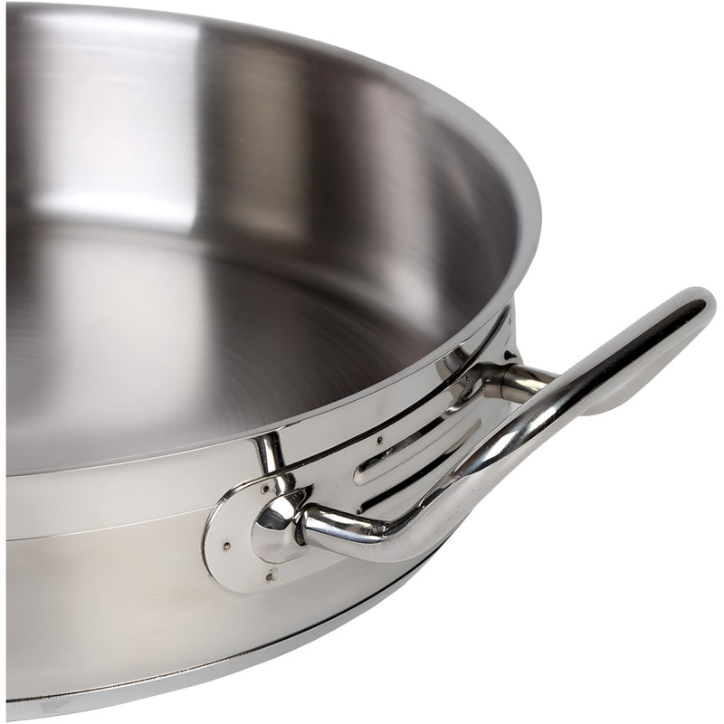 SARTEN RECTO C/TAPA QT AC INOX