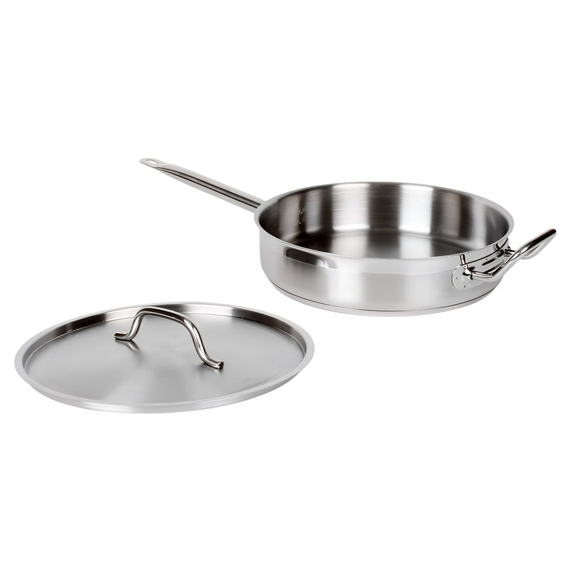 SARTEN RECTO C/TAPA QT AC INOX