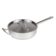 Cargar imagen en el visor de la galería, SARTEN RECTO C/TAPA QT AC INOX
