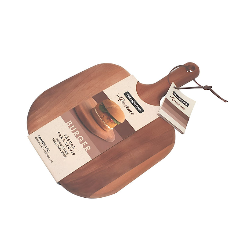 TABLA BURGER 34 x 23 x 1,5 CAOBA
