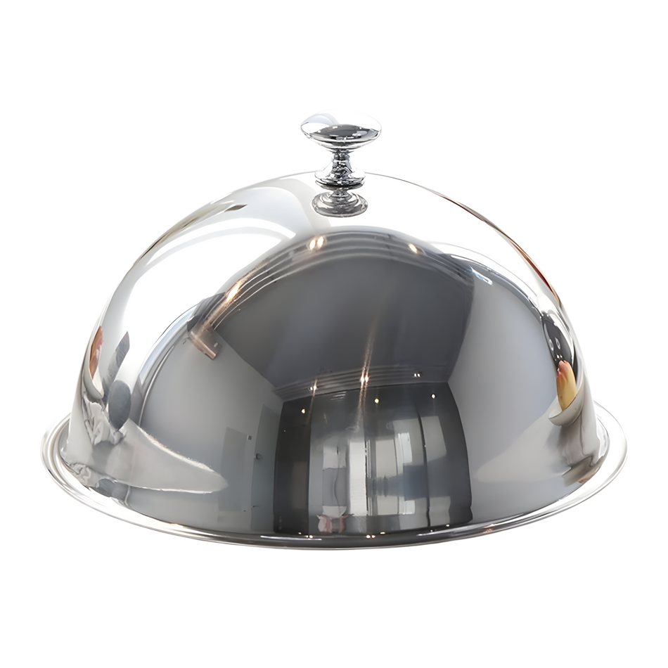 CUBIERTA ABOVEDADA 28 CM AC INOX 11"