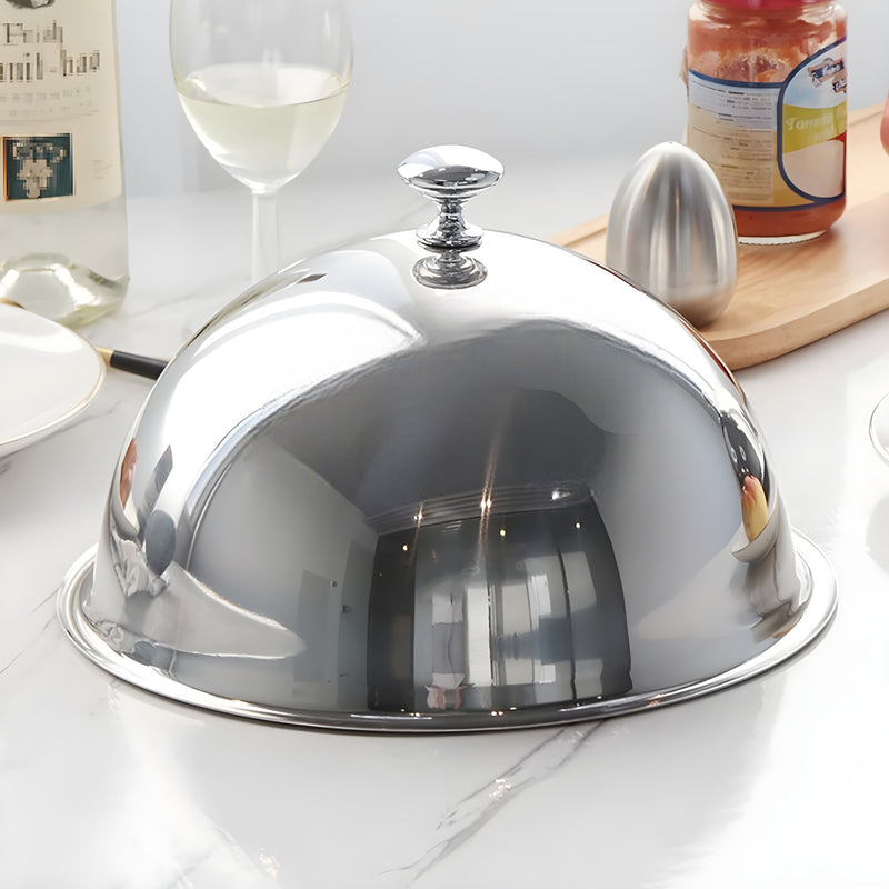 CUBIERTA ABOVEDADA 28 CM AC INOX 11"