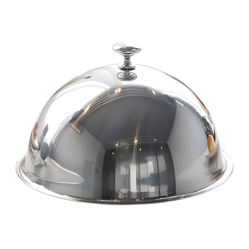 CUBIERTA ABOVEDADA 28 CM AC INOX 11"