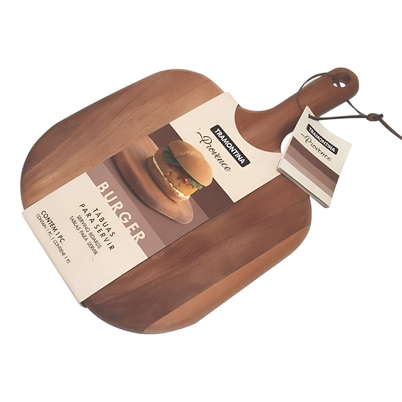 TABLA BURGER 34 x 23 x 1,5 CAOBA