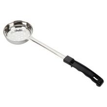 Cargar imagen en el visor de la galería, CUCHARA PARA SERVIR 6 OZ PERFO NEGRO
