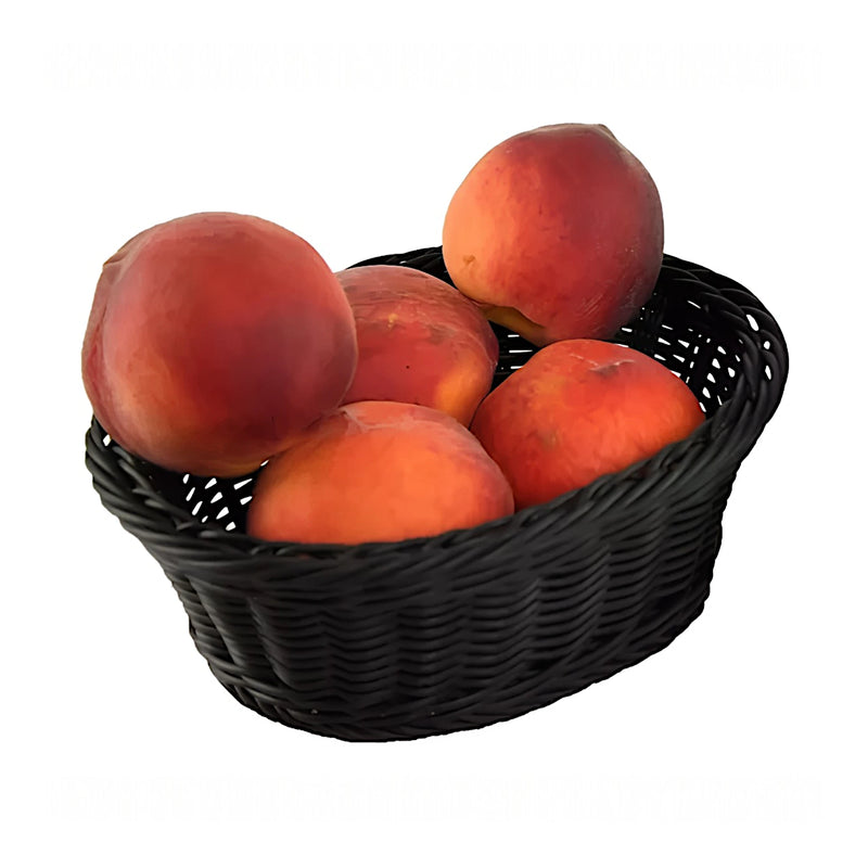 CESTA TEJIDA OVALADA