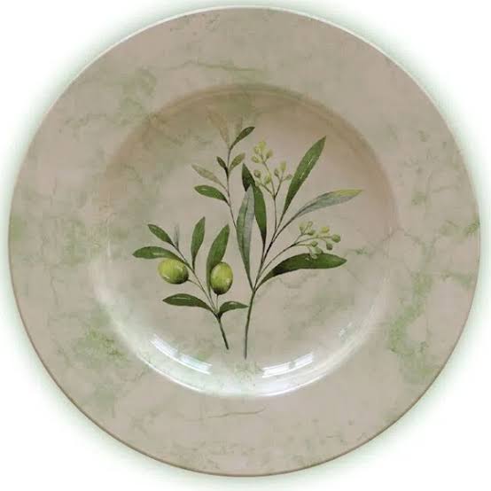 OLIVA PLATO POSTRE 21 CM (8,2")