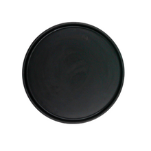 Cargar imagen en el visor de la galería, BARCELONA PLATO 23 CM NEGRO MATE
