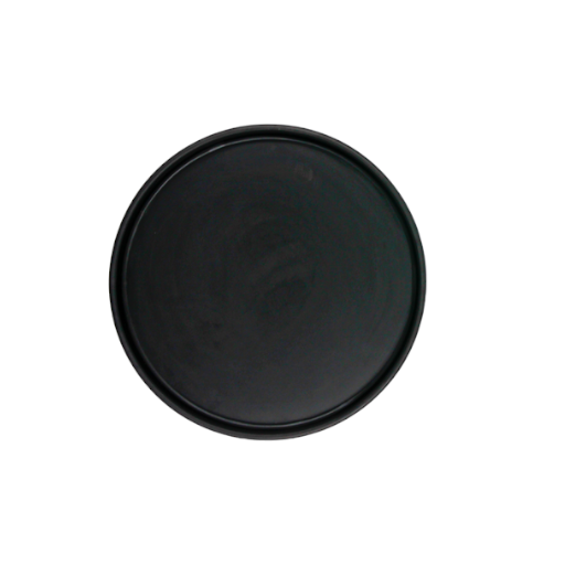 BARCELONA PLATO 20 CM NEGRO MATE