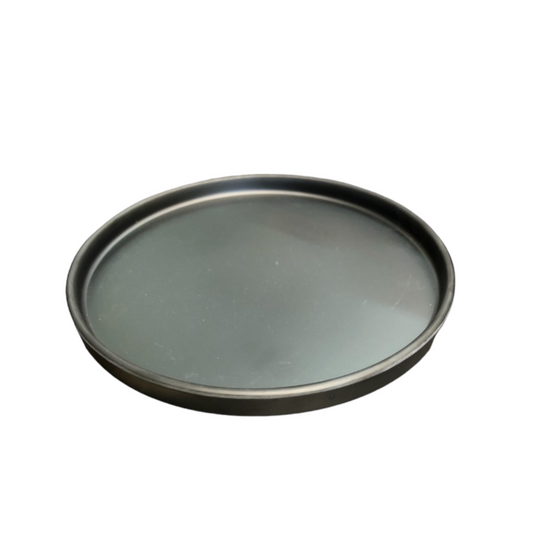 BARCELONA PLATO 23 CM NEGRO MATE