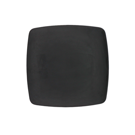 PLATO CUAD COUPE 20 CM NEGRO MATE