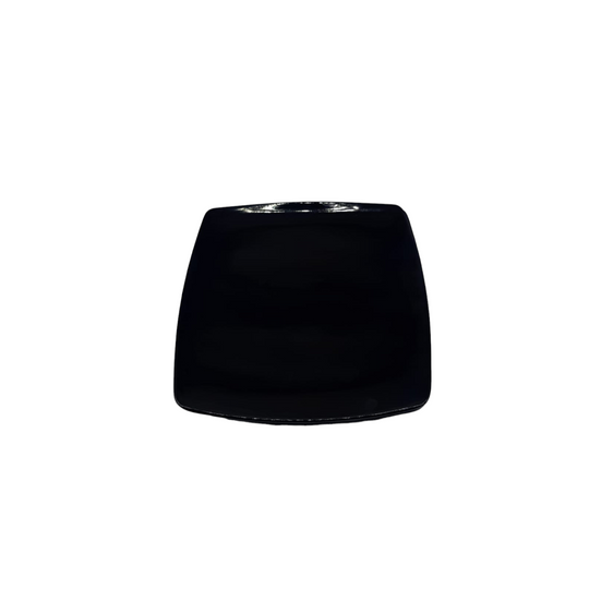 PLATO CUAD COUPE DE 25 CM NEGRO
