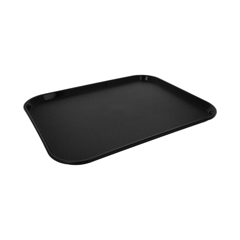 CHAROLA  FAST FOOD 14x18" NEGRA