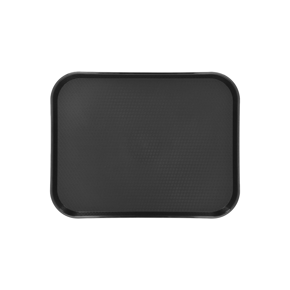 CHAROLA  FAST FOOD 14x18" NEGRA