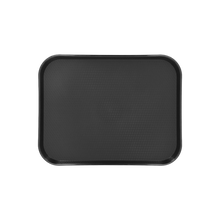 Cargar imagen en el visor de la galería, CHAROLA  FAST FOOD 14x18&quot; NEGRA
