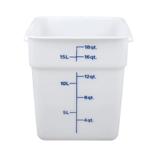 Cargar imagen en el visor de la galería, CONTENEDOR PP CUAD 18 QT BLANCO
