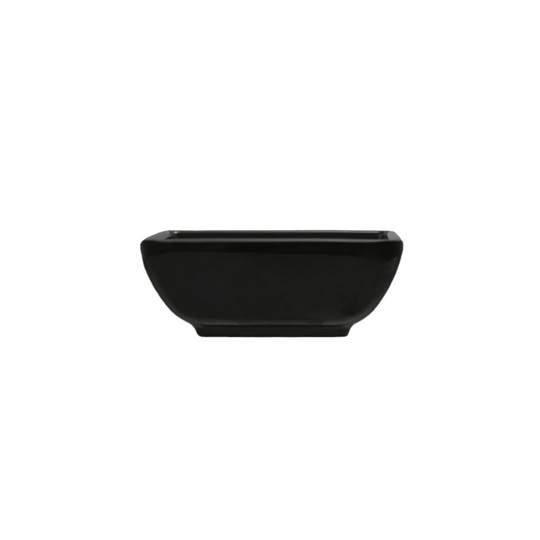 SALSERA 1 CAV 07x07 CM NEGRO MATE
