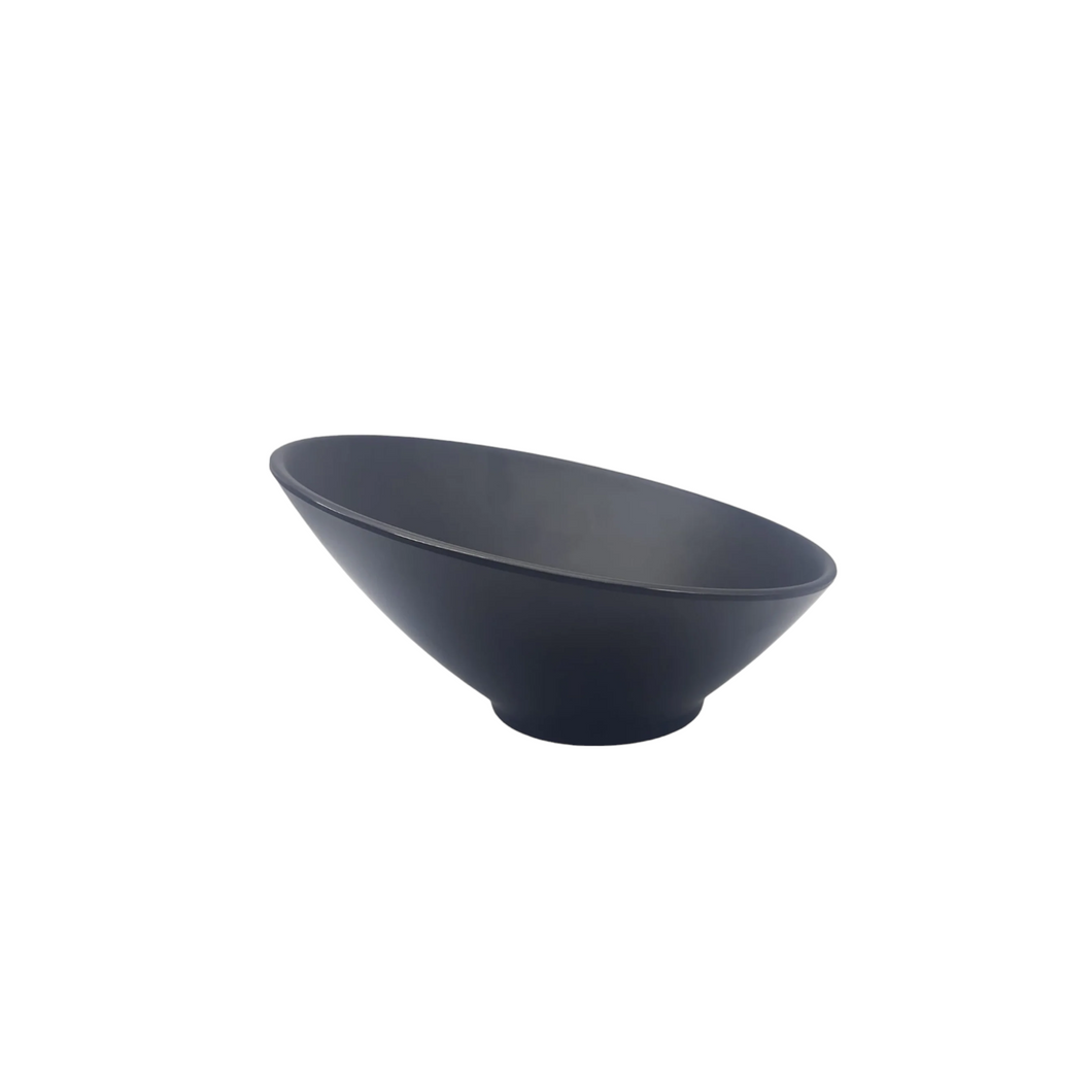 TAZON INCLINADO 21 CM NEGRO MATE