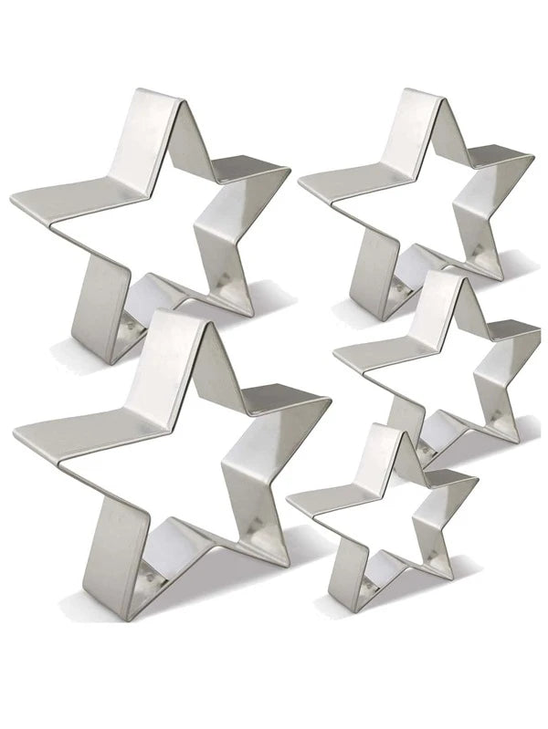 CORTADOR GALLETAS 5 PZ ESTRELLA METALTEX