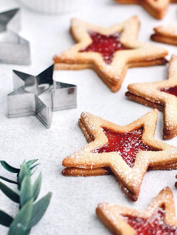 CORTADOR GALLETAS 5 PZ ESTRELLA METALTEX
