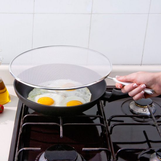 TAPA ANTISALPICADURAS 21 CM METALTEX