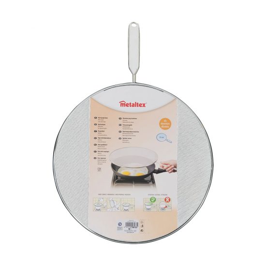 TAPA ANTISALPICADURAS 21 CM METALTEX