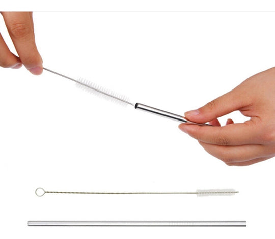 JUEGO DE POPOTES AC INOX RECTOS
