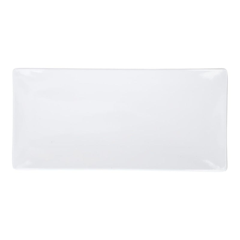 BANDEJA RECT 28x19 CM BCO MATE