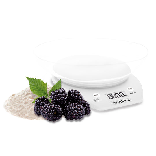 BASCULA CIRCULAR C/TAZON 5KG BLANCA
