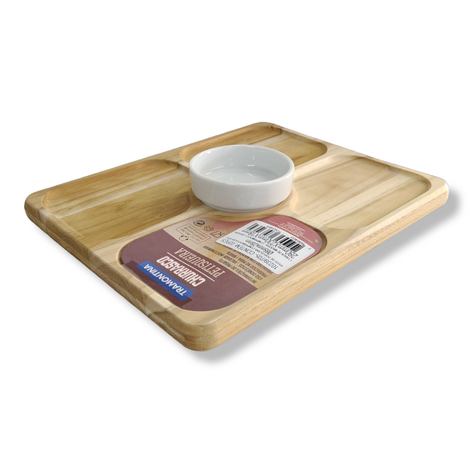 COPETINERO RECT MADEDARA C/1 BOWL