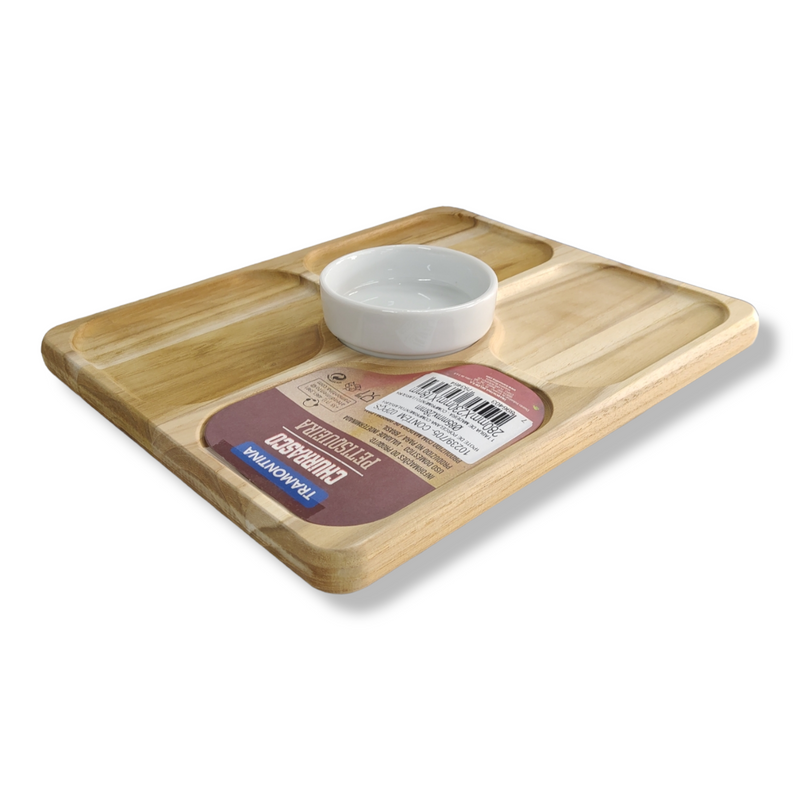 COPETINERO RECT MADEDARA C/1 BOWL