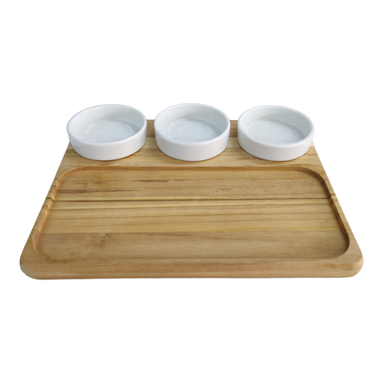 COPETINERO RECT C/3 BOWLS