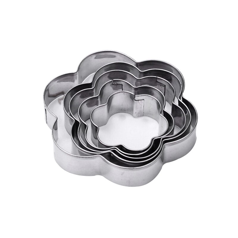 CORTADOR GALLETAS 5 PZ FLOR METALTEX