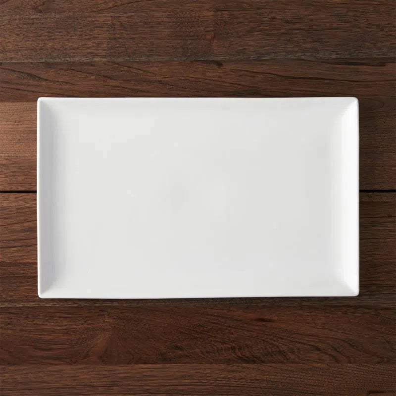 BANDEJA RECT 28x19 CM BCO MATE