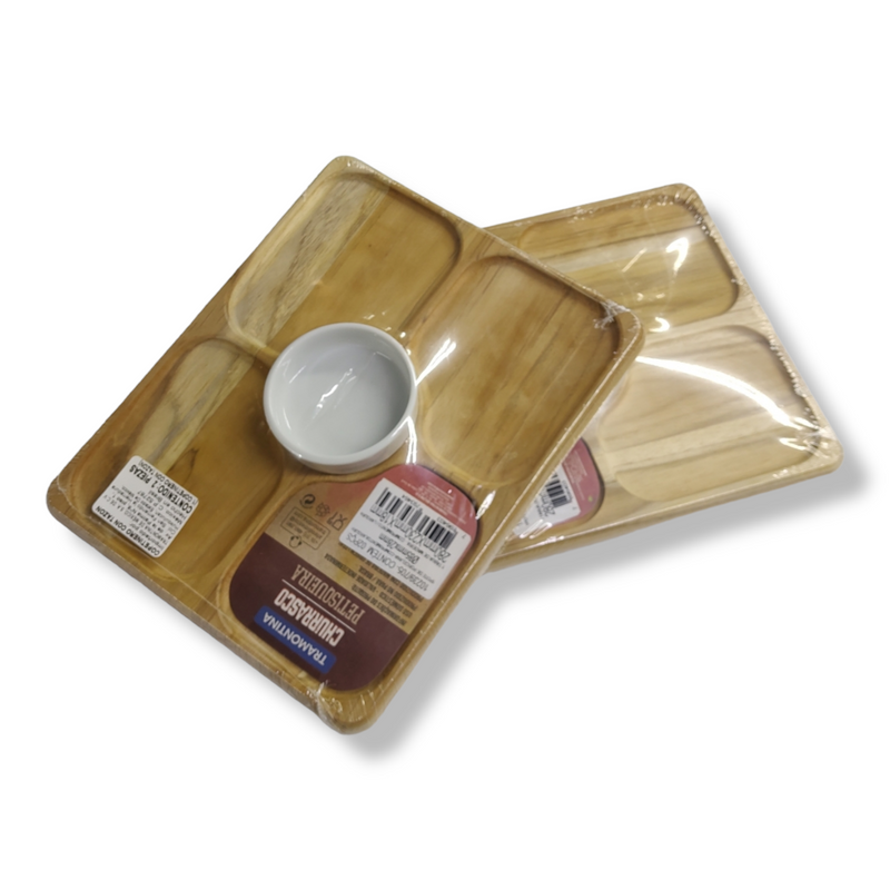 COPETINERO RECT MADEDARA C/1 BOWL