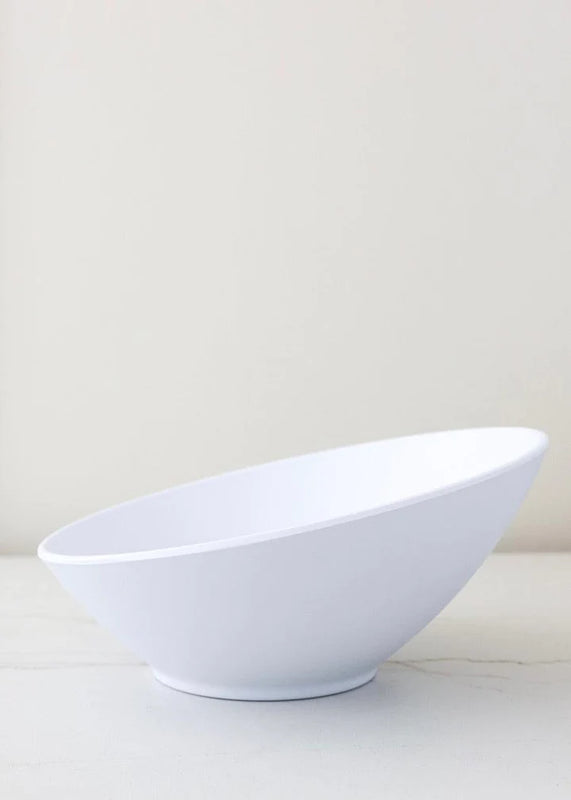 TAZON INCLINADO 21 CM BCO MATE
